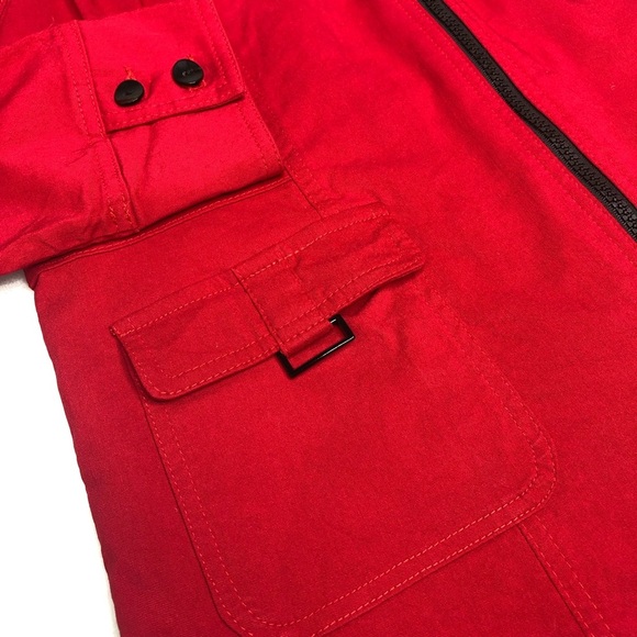 Cheryl Nash Windridge Jacket Women’s Zip Front Red Medium M - Picture 12 of 14
